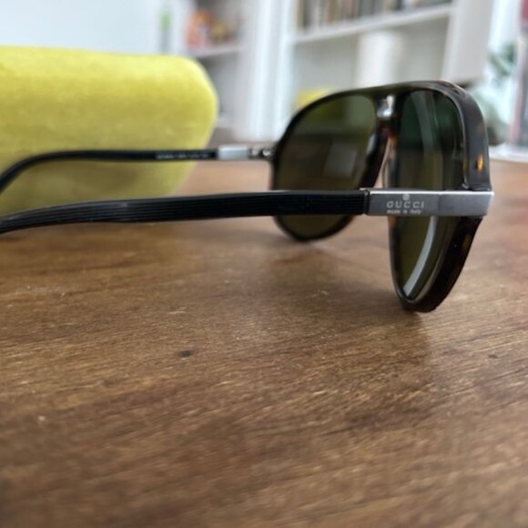 Gucci 1646/S Sunglasses 0O1670 DARK HAVANA (6110) - Picture 2 of 6